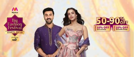 Myntra Big Fashion Festival Sale 2025 Dates (20th Sep) & Offers List: Get Upto 90% Off on...